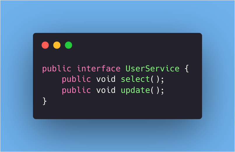 UserService接口